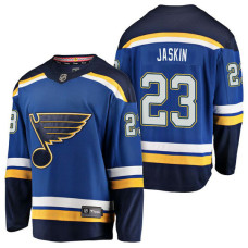 St. Louis Blues #23 Breakaway Player Dmitrij Jaskin Jersey Blue