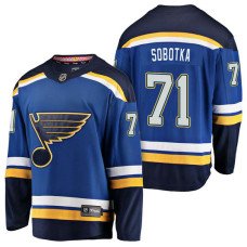 St. Louis Blues #71 Breakaway Player Vladimir Sobotka Jersey Blue