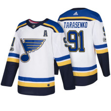 St. Louis Blues #91 Vladimir Tarasenko White 2018 New Season Team Road Jersey