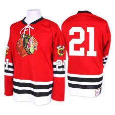 Chicago Blackhawks Stan Mikita #21 Red 1960-61 Throwback Jersey