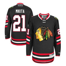 Chicago Blackhawks Stan Mikita #21 Black 2014 Stadium Series Jersey