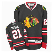 Chicago Blackhawks Stan Mikita #21 Black Alternate Jersey