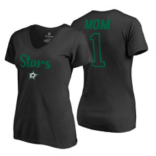 Dallas Stars 2018 Fanatics Mother's Day Number 1 Mom T-Shirt Black