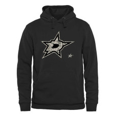 Dallas Stars Black Rink Warrior Fleece Pullover Hoodie