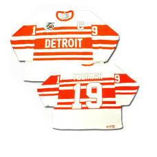 Detroit Red Wings Steve Yzerman #19 White Throwback Jersey