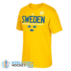 Sweden Hockey World Cup of Hockey 2016 Pride Gold T-Shirt