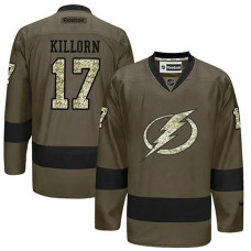 Tampa Bay Lightning Alex Killorn #17 Green Camo Player Jersey 2022 Stanley Cup Finals Patch