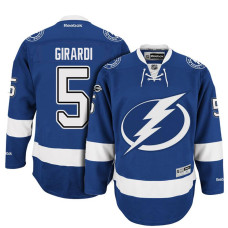 Tampa Bay Lightning #5 Dan Girardi Blue 2017 Draft Premier Hockey Jersey