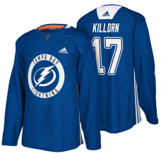 Tampa Bay Lightning #17 Blue New Season Practice Alex Killorn Jersey