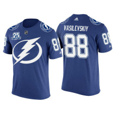 Tampa Bay Lightning Blue Andrei Vasilevskiy #88 2018 Adidas New Season Shirsey T-shirt