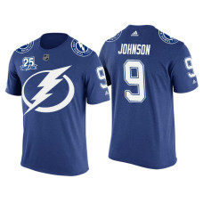 Tampa Bay Lightning Blue Tyler Johnson #9 2018 Adidas New Season Shirsey T-shirt