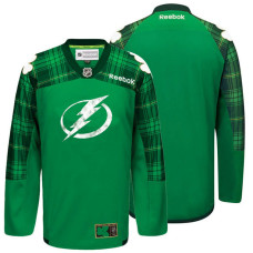 Tampa Bay Lightning Green St. Patrick Day Blank Jersey