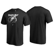 Tampa Bay Lightning Black Crew Neck Midnight Mascot Team T-shirt