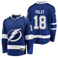 Tampa Bay Lightning #18 Breakaway Player Ondrej Palat Jersey Blue