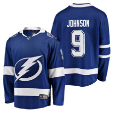 Tampa Bay Lightning #9 Breakaway Player Tyler Johnson Jersey Blue