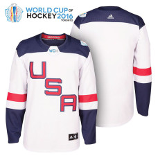 Team USA White 2016 World Cup of Hockey Home Jersey