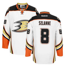 Youth Anaheim Ducks Teemu Selanne #8 White Away Jersey