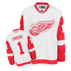 Detroit Red Wings Terry Sawchuk #1 White Away Jersey