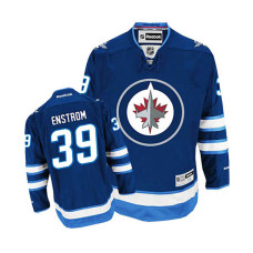 Winnipeg Jets Tobias Enstrom #39 Navy Blue Home Jersey