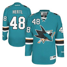 San Jose Sharks Tomas Hertl #48 Teal Green Home Jersey