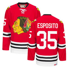 Chicago Blackhawks Tony Esposito #35 Red Throwback Jersey