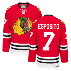 Chicago Blackhawks Tony Esposito #7 Red Throwback Jersey