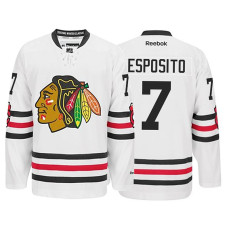 Chicago Blackhawks Tony Esposito #7 White Jersey