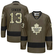 Toronto Maple Leafs Mats Sundin #13 Green Camo Player Jersey