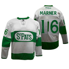 Toronto Maple Leafs #16 Mitchell Marner White Toronto St. Pats Throwback Jersey