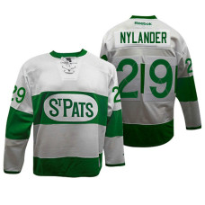 Toronto Maple Leafs #29 William Nylander White Toronto St. Pats Throwback Jersey