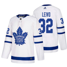 Toronto Maple Leafs #32 Josh Leivo White 2017-2018 Adidas Away Jersey