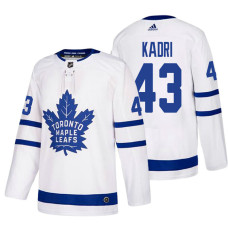 Toronto Maple Leafs #43 Nazem Kadri White 2017-2018 Adidas Away Jersey