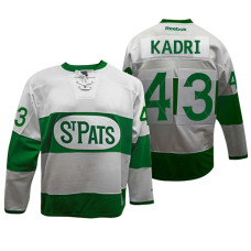 Toronto Maple Leafs #43 Nazem Kadri White Toronto St. Pats Throwback Jersey