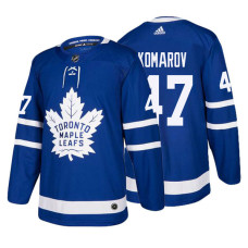 Toronto Maple Leafs #47 Leo Komarov Royal 2017-2018 Adidas Home Jersey