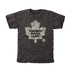 Toronto Maple Leafs Black Rink Warrior Tri-Blend T-Shirt