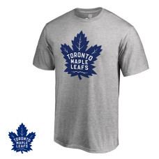 Toronto Maple Leafs Ash Canada Day New Primary Logo T-Shirt