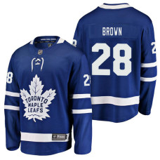 Toronto Maple Leafs #28 Breakaway Player Connor Brown Jersey Blue