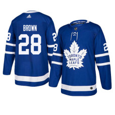 Toronto Maple Leafs #28 Royal Authentic Home Connor Brown Jersey