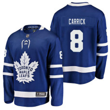 Toronto Maple Leafs #8 Breakaway Player Connor Carrick Jersey Blue