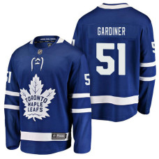 Toronto Maple Leafs #51 Breakaway Player Jake Gardiner Jersey Blue