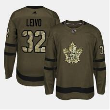 Toronto Maple Leafs #32 Camo Salute To Service Josh Leivo Jersey