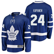 Toronto Maple Leafs #24 Breakaway Player Kasperi Kapanen Jersey Blue