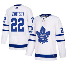 Toronto Maple Leafs #22 White Authentic Away Nikita Zaitsev Jersey