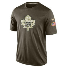 Toronto Maple Leafs Olive Camo Team T-Shirt