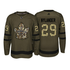 Toronto Maple Leafs #29 William Nylander Camo Salute To Service Jersey