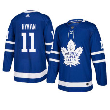 Toronto Maple Leafs #11 Royal Authentic Home Zach Hyman Jersey