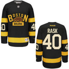 Bruins #40 Tuukka Rask Black Premier Alternate Jersey