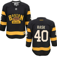 Youth Bruins #40 Tuukka Rask Black Premier Alternate Jersey