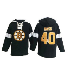 Boston Bruins Tuukka Rask #40 Black Pullover Hoodie