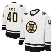 Boston Bruins Tuukka Rask #40 White Jersey